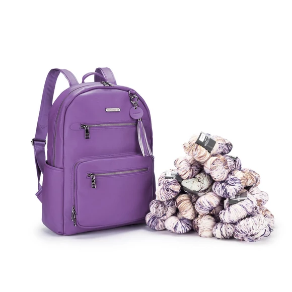 Namaste Makers Backpack - Luxus Fonaltartó Hátizsák - purple - lila