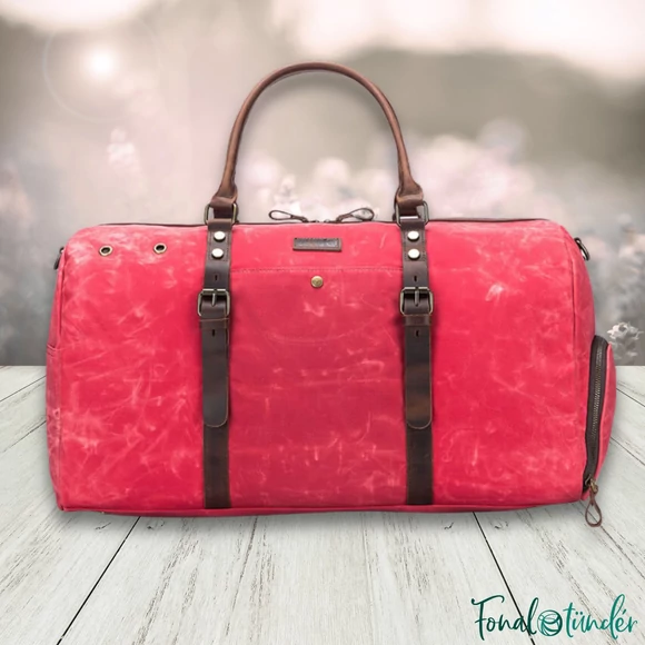 Della Q Weekender Bag - Salmon - Fonaltartó utazótáska - lazacszín