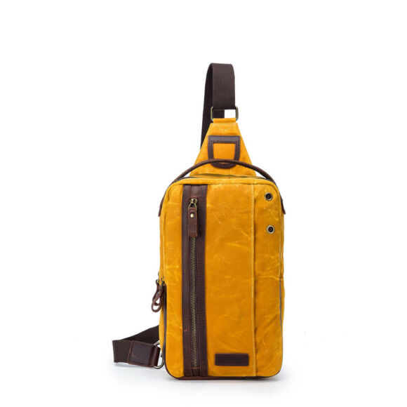 Della Q Mini Messenger Bag Mustard - Fonaltartó Válltáska - Mustársárga