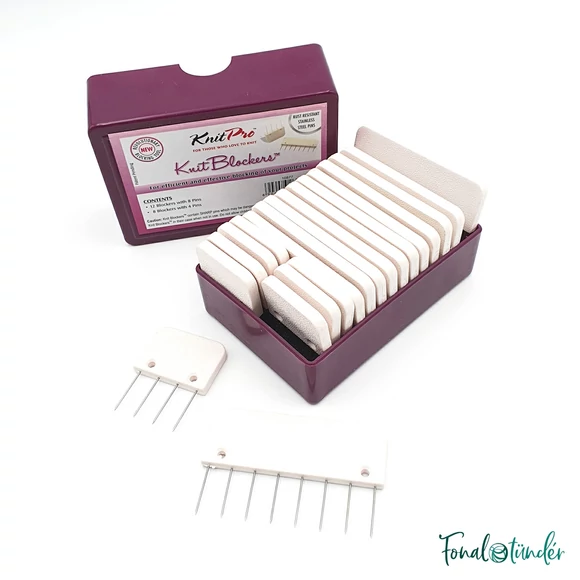 KnitPro KNit Blockers - Kötés és Horgolás Kitűző Tű Szett - 20db-os