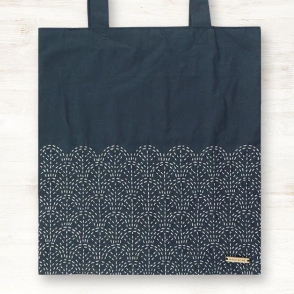 Restyle Sashiko Template Waves - sashiko hímzés sablon - Hullámok