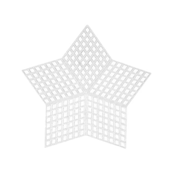 Restyle Plastic canvas star - Csillag hímzősablon - 2db