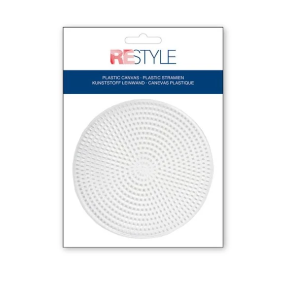Restyle Plastic canvas circle - Kör hímzősablon - 2db