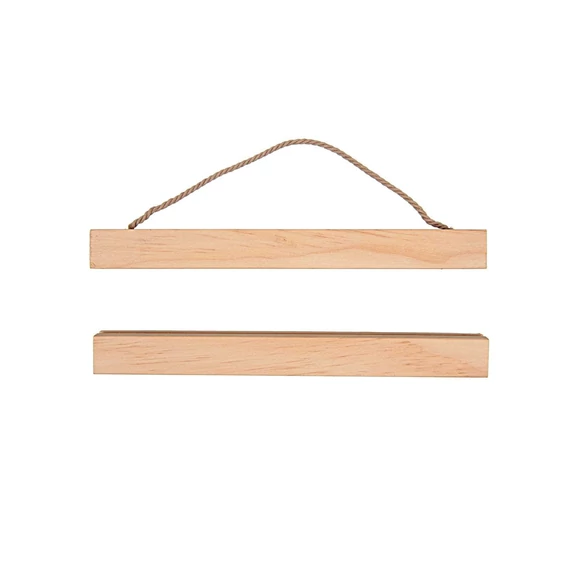 Rico poster hanging rail - for embroidery - poszter akasztó fa sín - hímzésekhez -20cm