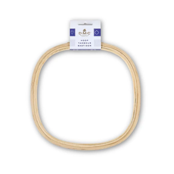 Dmc Wooden Embroidery hoop - Square - 21cm - bükkfa Hímzőkeret