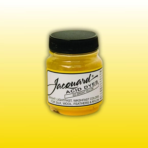 Jacquard Acid dye - 602 Bright Yellow - sárga textil és fonal festék