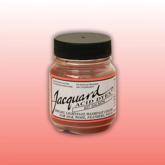 Jacquard Acid dye - 607 Salmon - lazacrózsaszín textil és fonal festék