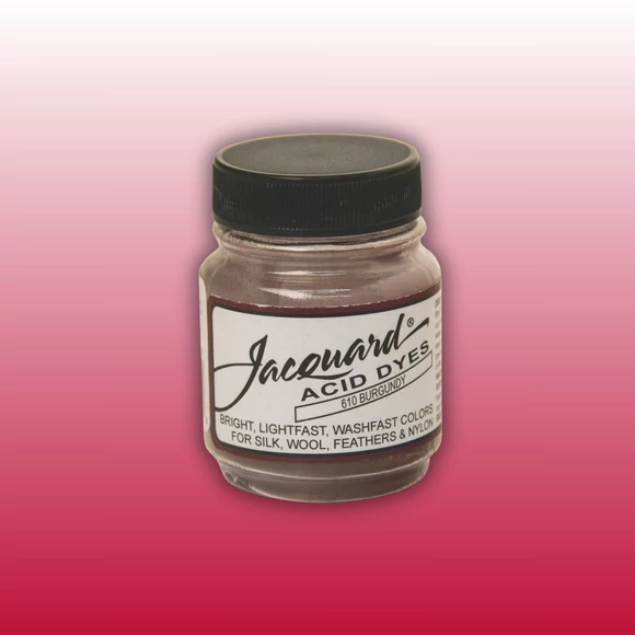 Jacquard Acid dye - 610 Burgundy - lilás vörös textil és fonal festék
