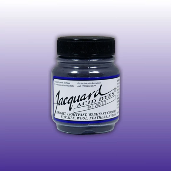 Jacquard Acid dye - 614 Violet- mély kékes lila textil és fonal festék