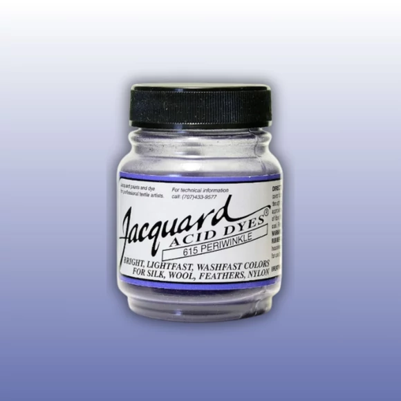 Jacquard Acid dye - 615 Periwinkle purple - kékes lila textil és fonal festék