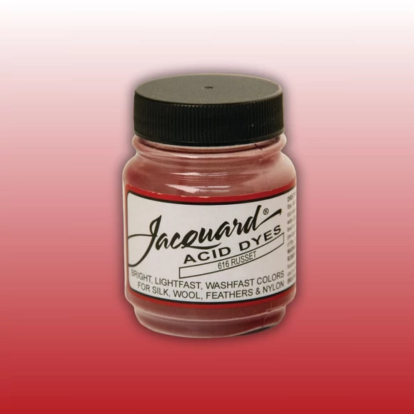 Jacquard Acid dye - 616 Russet - barnás vörös textil és fonal festék
