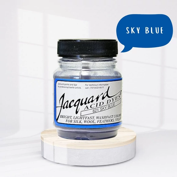 Jacquard Acid dye - 621 Sky Blue - égkék textil és fonal festék