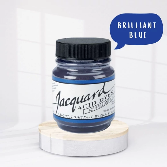 Jacquard Acid dye - 623 Brilliant Blue - kék textil és fonal festék