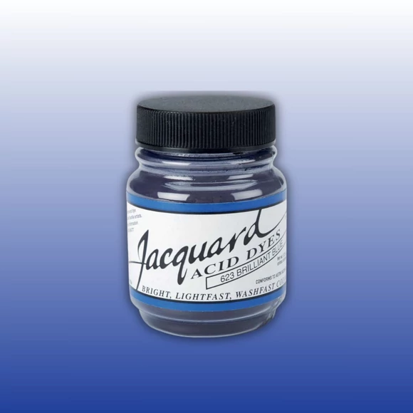 Jacquard Acid dye - 623 Brilliant Blue - kék textil és fonal festék