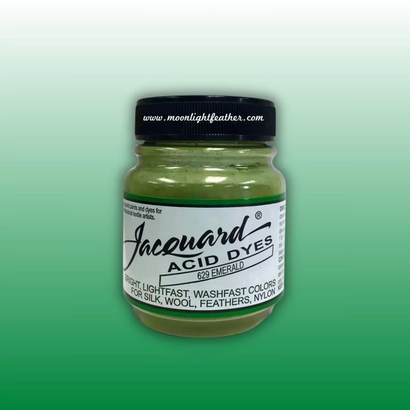 Jacquard Acid dye - 629 Emerald green - smaragdzöld textil és fonal festék