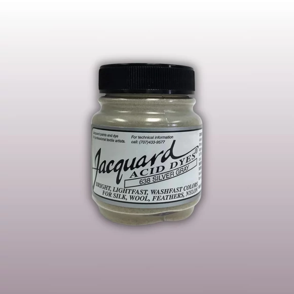 Jacquard Acid dye - 638 Silver Grey - ezüstszürke textil és fonal festék