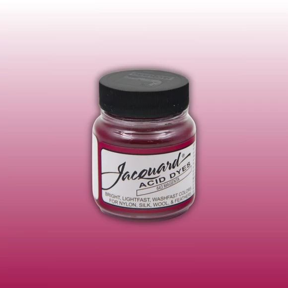 Jacquard Acid dye - 643 Magenta - élénk rózsaszín és fonal festék