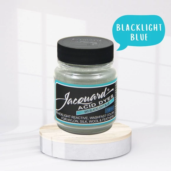 Jacquard Acid dye - 645 Blacklight Blue - Uv reagens világoskék és fonal festék