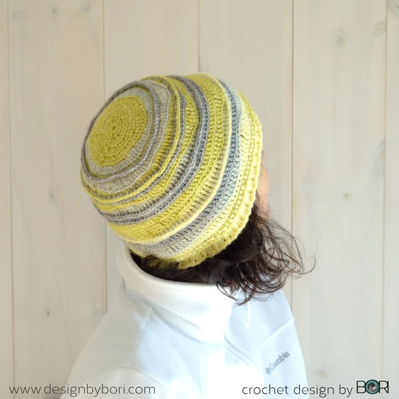Lemonade Hat - crochet pattern - Citrom Sapka - horgolásminta