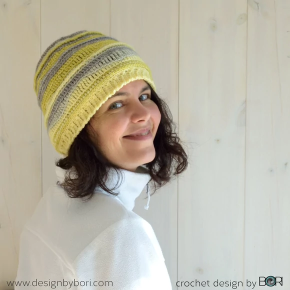 Lemonade Hat - crochet pattern - Citrom Sapka - horgolásminta