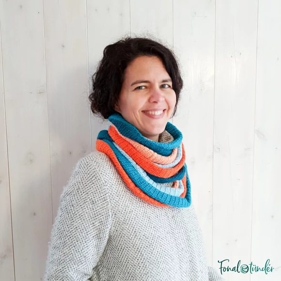 Cézanne Cowl - crochet pattern - Cézanne Sál - horgolásminta