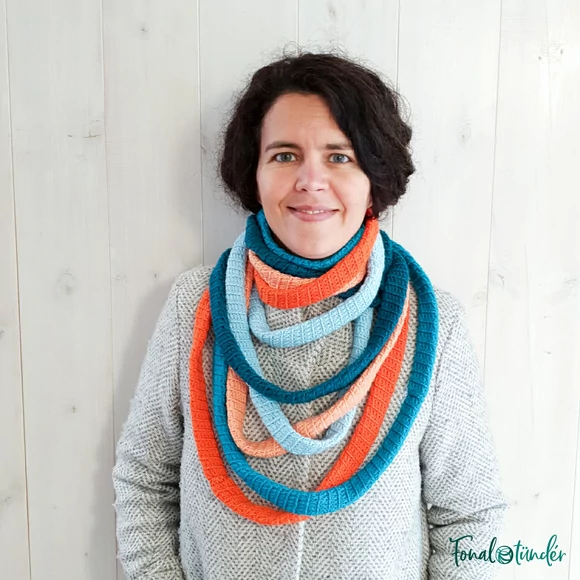 Cézanne Cowl - crochet pattern - Cézanne Sál - horgolásminta