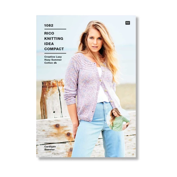 Rico Knitting Idea - Cardigan and Sweater - knitting pattern - pulóver és kardigán kötésminta