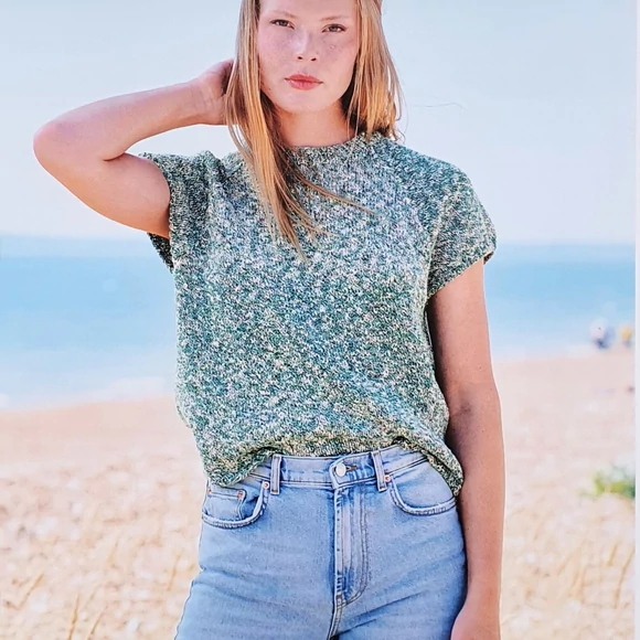 Rico Knitting Idea - Shirt and Shawl - knitting pattern - top és sál kötésminta