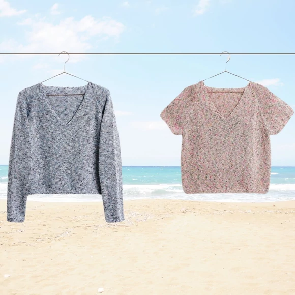 Rico Knitting Idea - Sweater and Shirt  - knitting pattern - pulóver és blúz kötésminta