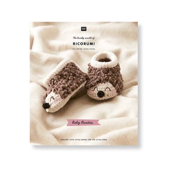 Rico Baby Booties - amigurumi crochet patterns - babacipő horgolásmintái