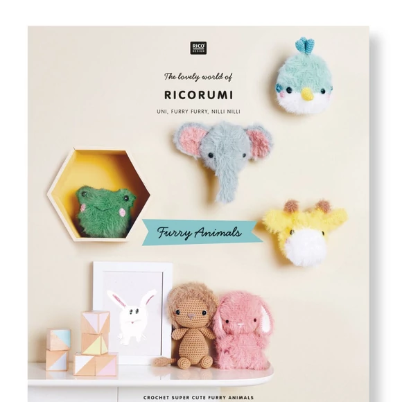 Rico Furry Animals- amigurumi crochet patterns - amigurumi állatok mintafüzet