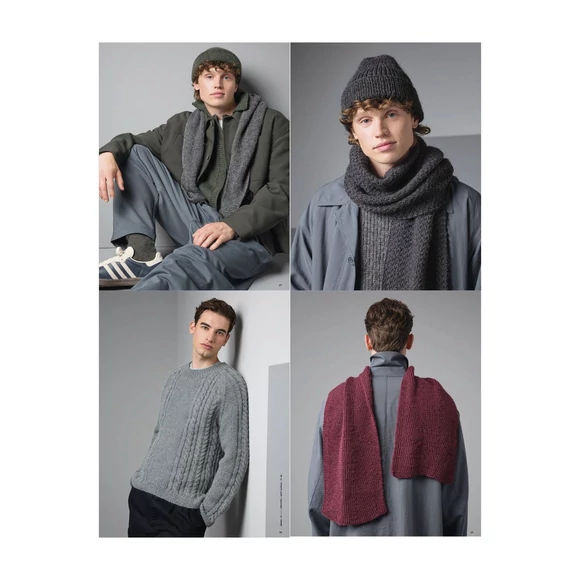 Rico Made by Me - Man - Magazine - knitting - Őszi téli kötés magazin