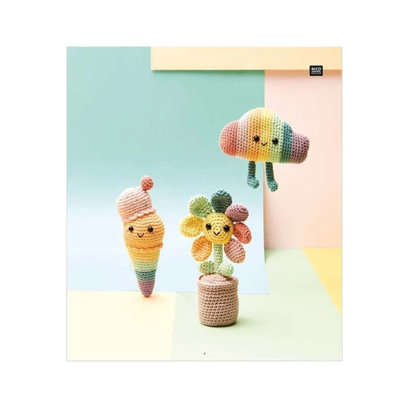 Rico Rainbow - amigurumi crochet patterns - szivárványos horgolásminták