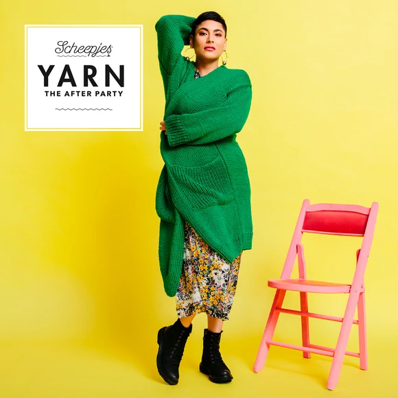Scheepjes - Go-To Cardigan - Chunky Monkey Kardigán - kötésminta - knitting pattern