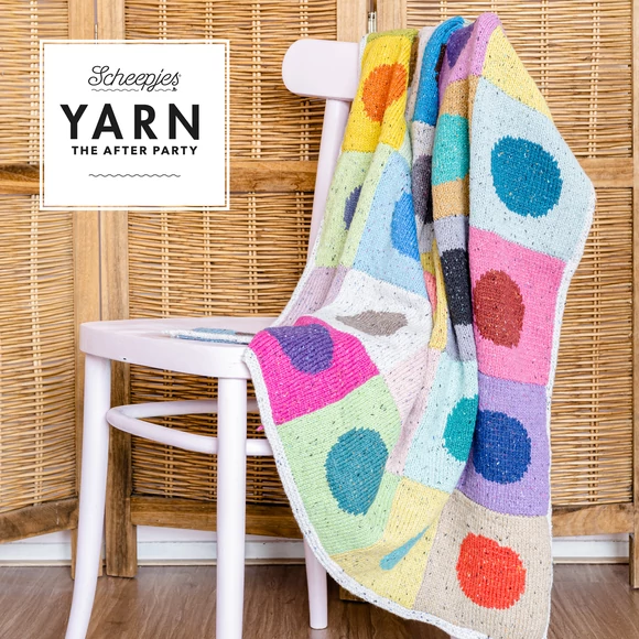 Whole Lot of Dots Blanket - knitting pattern