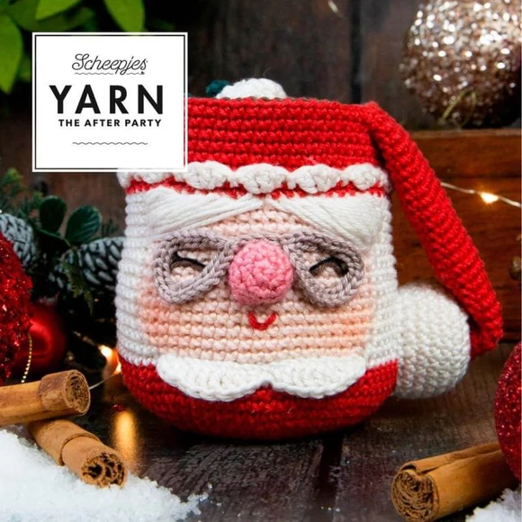 Scheepjes- Cup of Mrs. Claus - Télanyó Bögréje - horgolásminta - crochet pattern