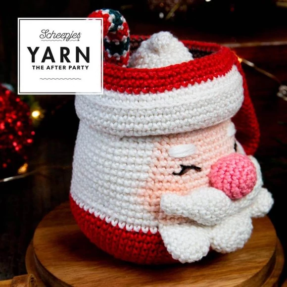 Scheepjes- Cup of Mr. Claus - Télapó Bögréje - horgolásminta - crochet pattern
