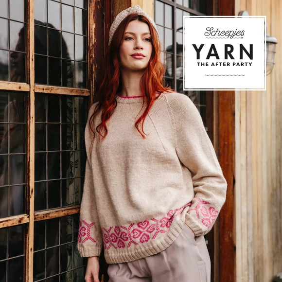 Queen of Hearts - pullover knitting pattern - pulóver kötésminta