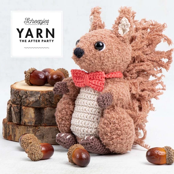 Zoey the squirrel - mókus amigurumi horgolásminta - crochet pattern