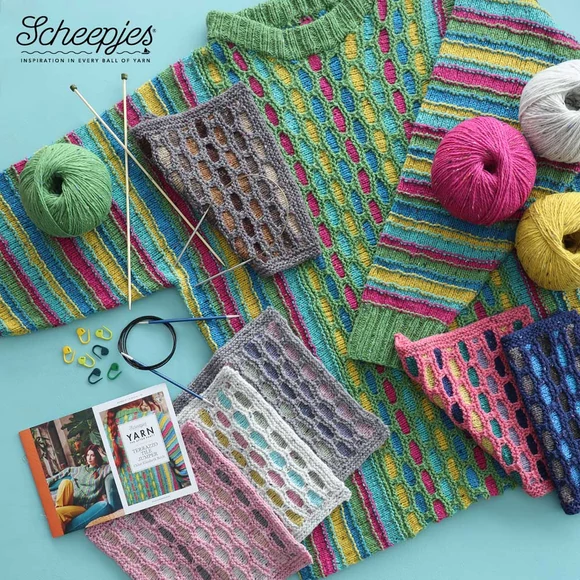 Scheepjes - Terrazzo Tile Jumper - Terrazzo Pulcsi - kötésminta - knitting pattern