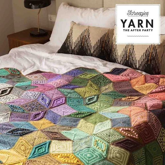 Scrumptious Tiles Blanket - crochet pattern