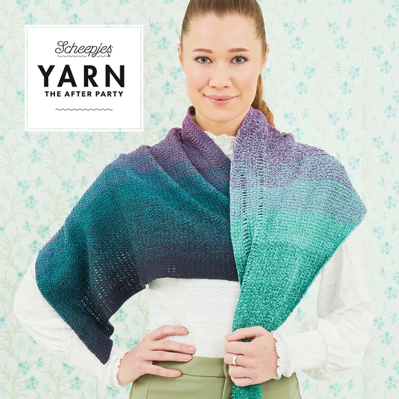 Exclamation Shawl - tunisian crochet pattern
