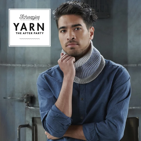 Scheepjes - Furnace Cowl - Acélkék Körsál - kötésminta - knitting pattern