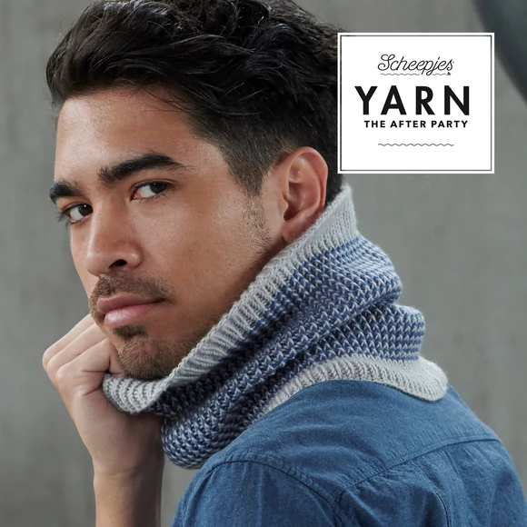 Scheepjes - Furnace Cowl - Acélkék Körsál - kötésminta - knitting pattern