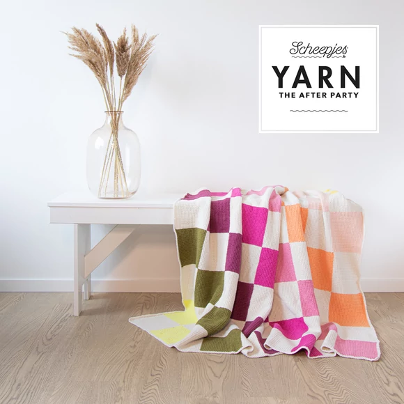 Tunisian Tiles Blanket - crochet pattern