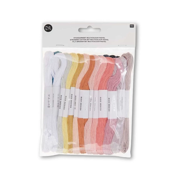 Rico Stranded Cotton thread set - Classic - hímzőfonal készlet élénk színekben