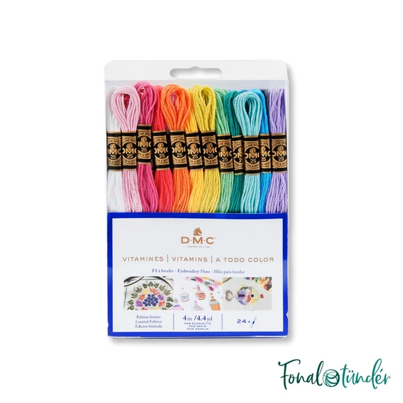 DMC Mouline Stranded Cotton thread set - Vitamins - hímzőfonal készlet