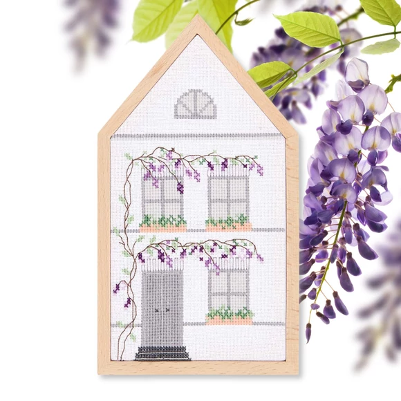 Rico Summer House - embroidery kit - akácos házikó hímzéscsomag