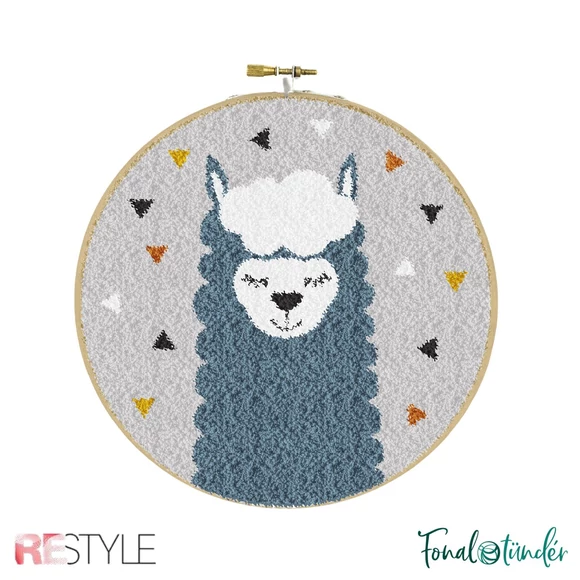 ReStyle Alpaca Punch Needle Kit - Alpaka hímzés készlet hímzőtollal
