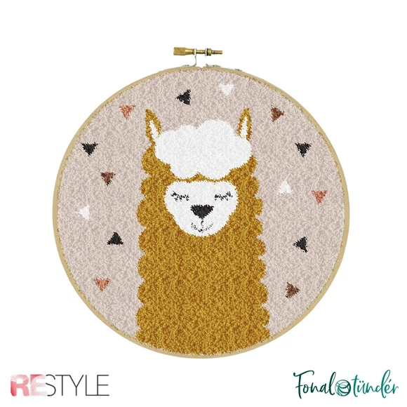 ReStyle Alpaca Punch Needle Kit - Alpaka hímzés készlet hímzőtollal